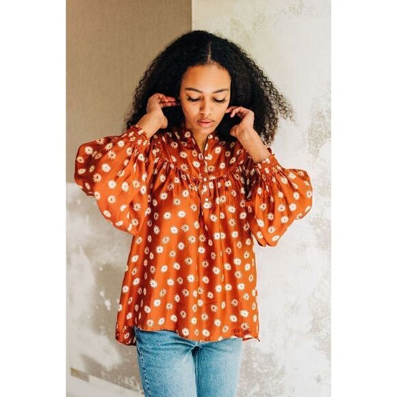 The Great Shepherd Silk Blouse Top - Size 0 - Picture 1 of 10